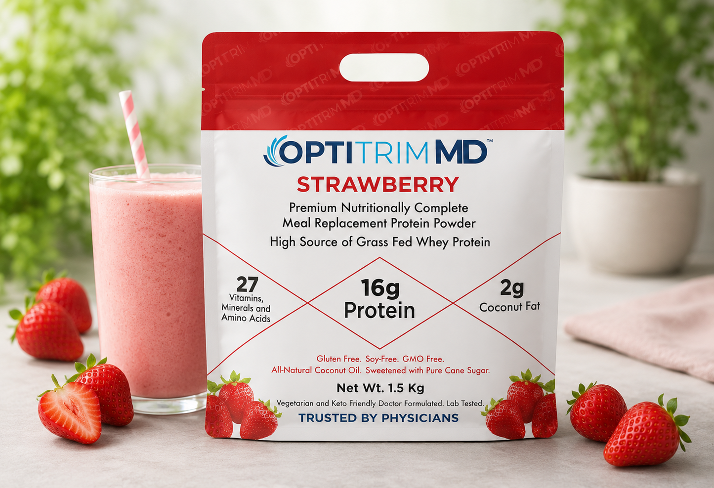 Strawberry Protein Powder 1.5kg